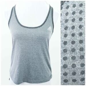 Adidas Gray Climacool Racerback Tank Athletic